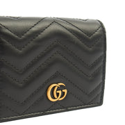 Picture of Gucci Wallet Bi-fold Marmont Wallet in Black, Leather