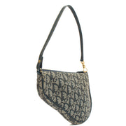 Picture of Christian Dior Mini Bag Saddle Pochette in Denim, Dior Oblique Embroidery