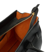 Picture of Mulberry Tote Zipped Bayswater in Black, Calfskin Leather