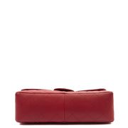 Picture of Chanel Shoulder Bag Classic Single Flap - Jumbo in Red, Caviar Leather