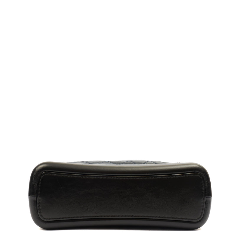 Picture of Chanel Cross Body Gabrielle Hobo - Small in Blue, Crinkled Calfskin Leather