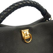 Picture of Mulberry Tote Iris - Large in Black, Calfskin Leather