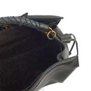 Picture of Mulberry Tote Iris - Large in Black, Calfskin Leather