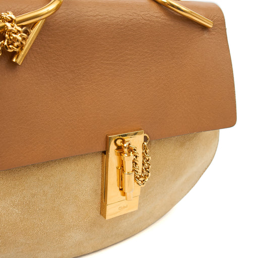 Picture of Chloe Cross Body Drew - Mini in Neutral, Suede
