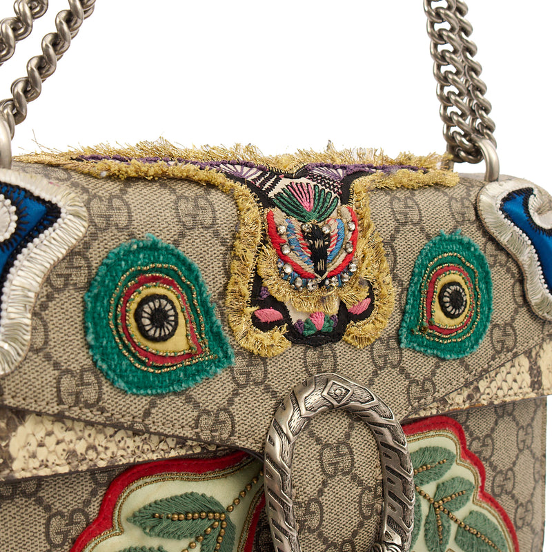 Picture of Gucci Shoulder Bag Dionysus - Small in invalid, GG Supreme Canvas