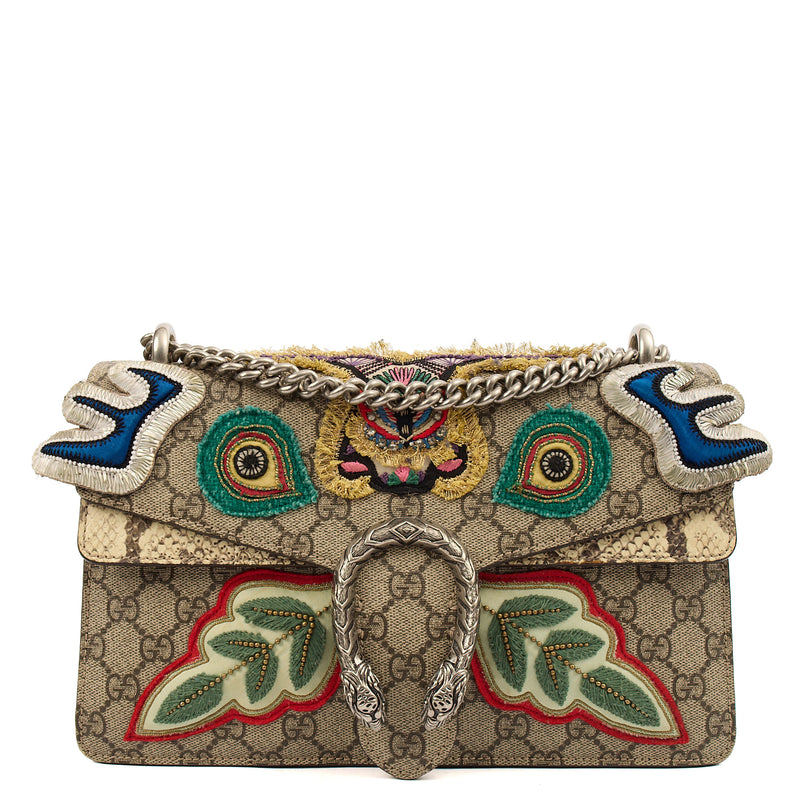 Picture of Gucci Shoulder Bag Dionysus - Small in invalid, GG Supreme Canvas