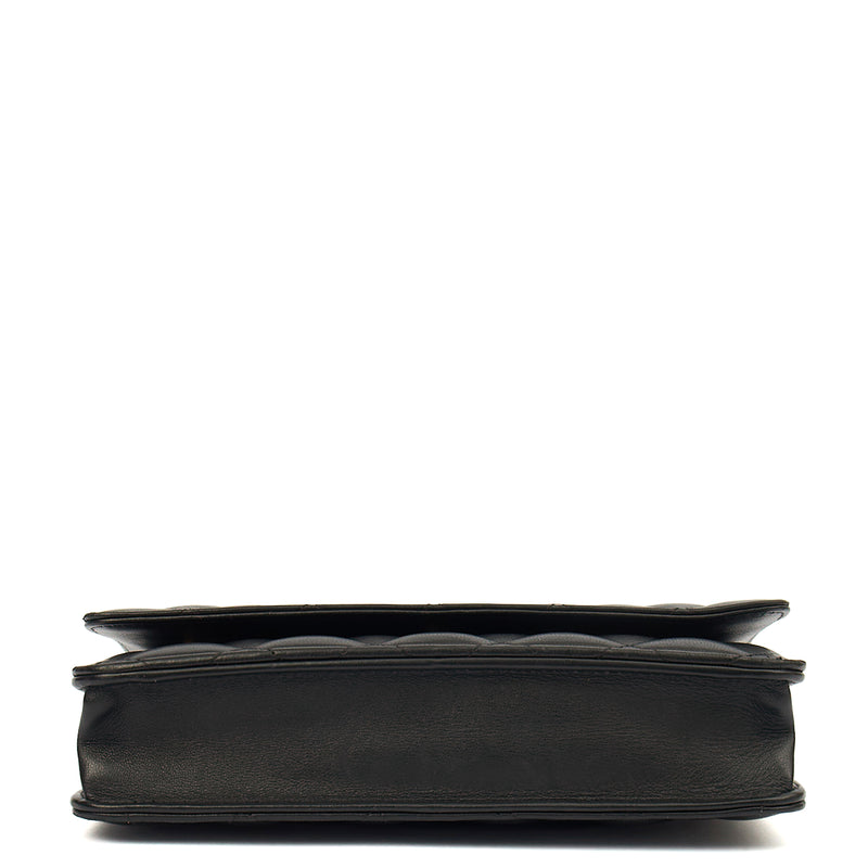 Picture of Chanel Cross Body Wallet on Chain in Black, Lambskin Leather