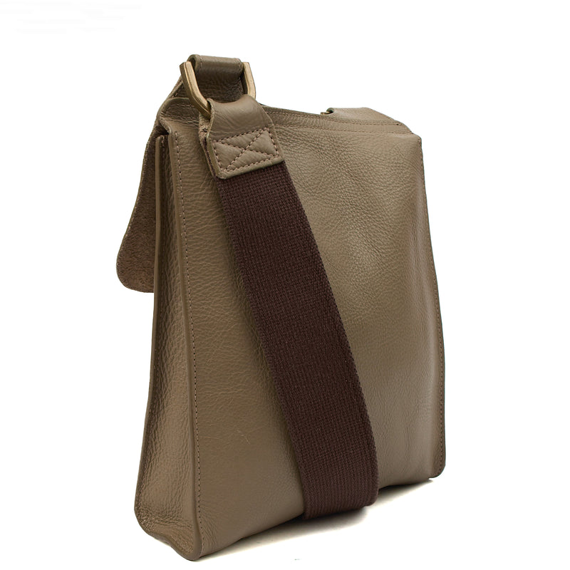 Picture of Mulberry Cross Body Antony in Dark Olive, Calfskin Leather