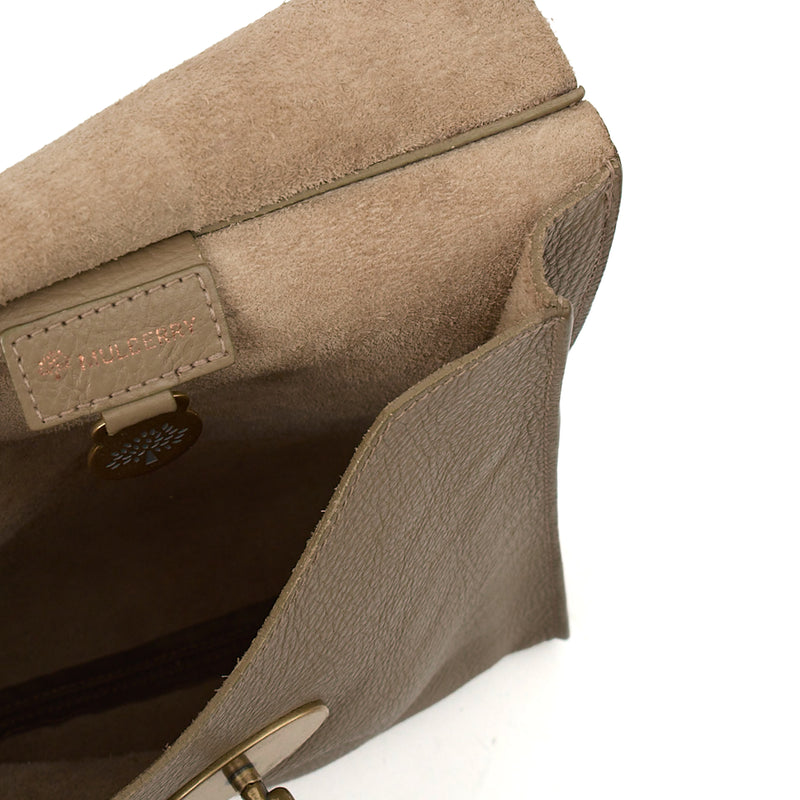 Picture of Mulberry Cross Body Antony in Dark Olive, Calfskin Leather
