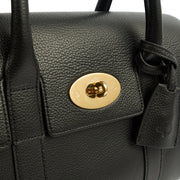 Picture of Mulberry Tote Bayswater with Strap- Small in Black, Calfskin Leather