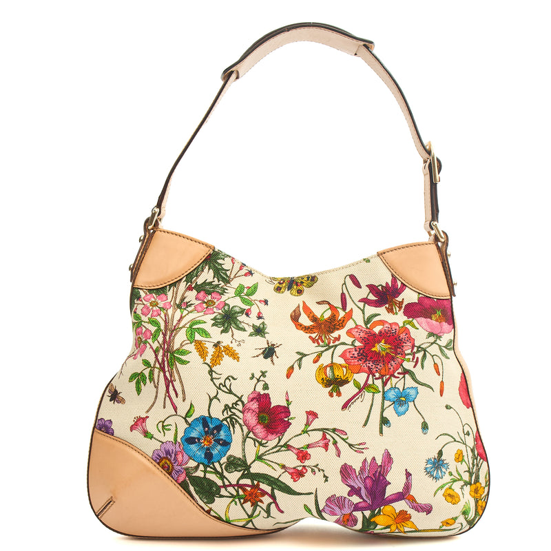 Picture of Gucci Shoulder Bag Hassler Horsebit Hobo in Neutral, Fabric