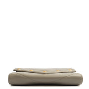 Picture of Chanel Clutch Pouch Wristlet in Grey, Lambskin Leather