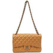 Picture of Chanel Cross Body Classic Double Flap - Large in Metallic, Caviar Leather