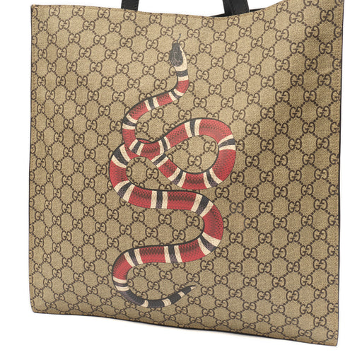 Picture of Gucci Tote Tote in GG Supreme, Leather