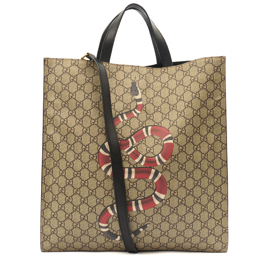 Picture of Gucci Tote Tote in GG Supreme, Leather