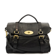 Picture of Mulberry Satchel Oversized Alexa in Black, Leather