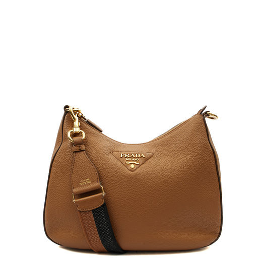 Picture of Prada Cross Body Shoulder Bag in Brown, Leather