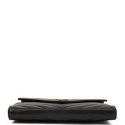 Picture of Saint Laurent Cross Body Envelope Chain Wallet in Black, Leather