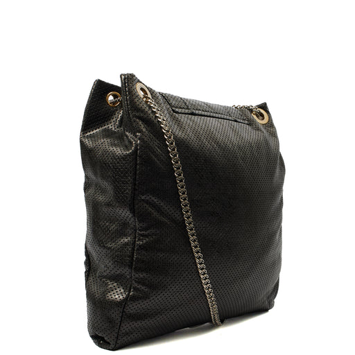 Picture of Chanel Shoulder Bag Drill Tote - Large in Black, Leather