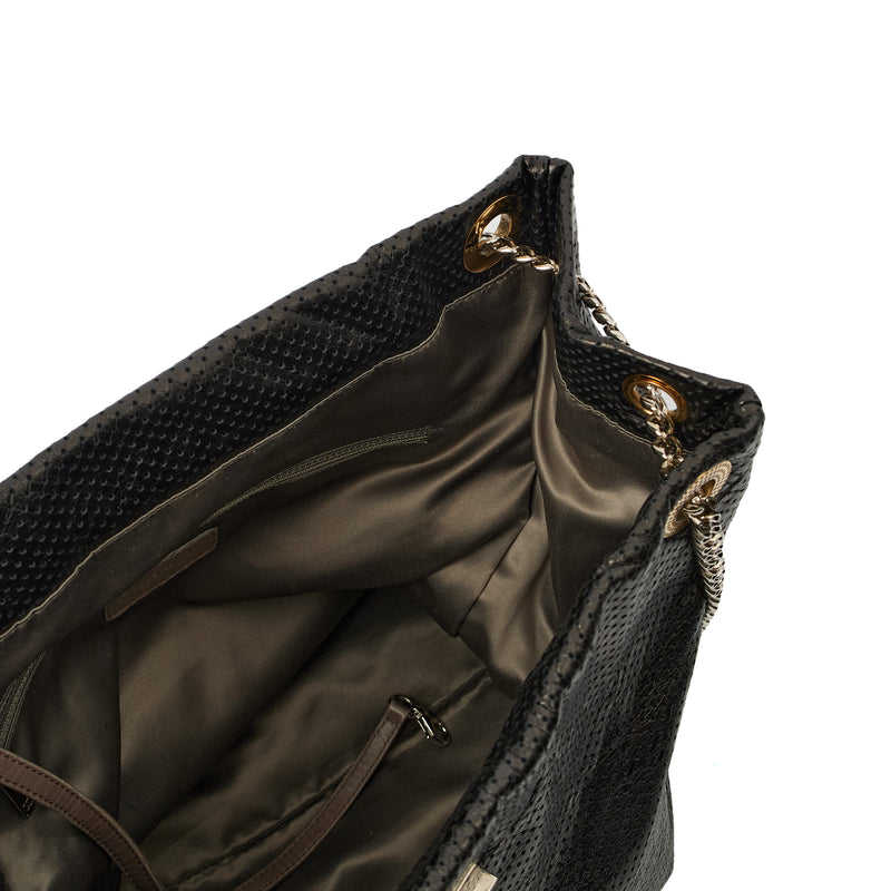 Picture of Chanel Shoulder Bag Drill Tote - Large in Black, Leather