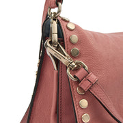 Picture of Prada Cross Body Buckle Tote  in Pink, Calfskin