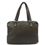 Picture of Saint Laurent Tote Tote in Dark Green, Calfskin Leather