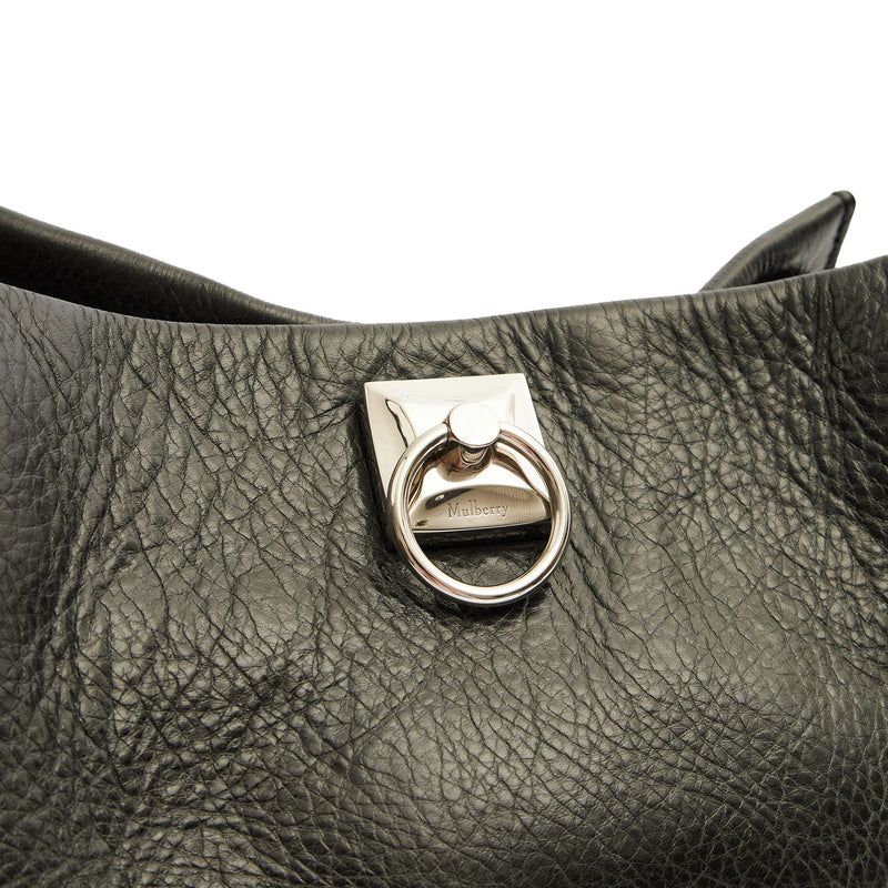Picture of Mulberry Tote Iris - Small in Black, Calfskin Leather