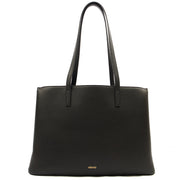 Picture of Versace Tote Virtus in Black, Leather