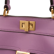 Picture of Fendi Cross Body Peekaboo Iseeu - Small in Purple, Leather