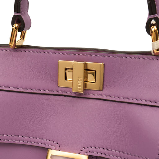 Picture of Fendi Cross Body Peekaboo Iseeu - Small in Purple, Leather