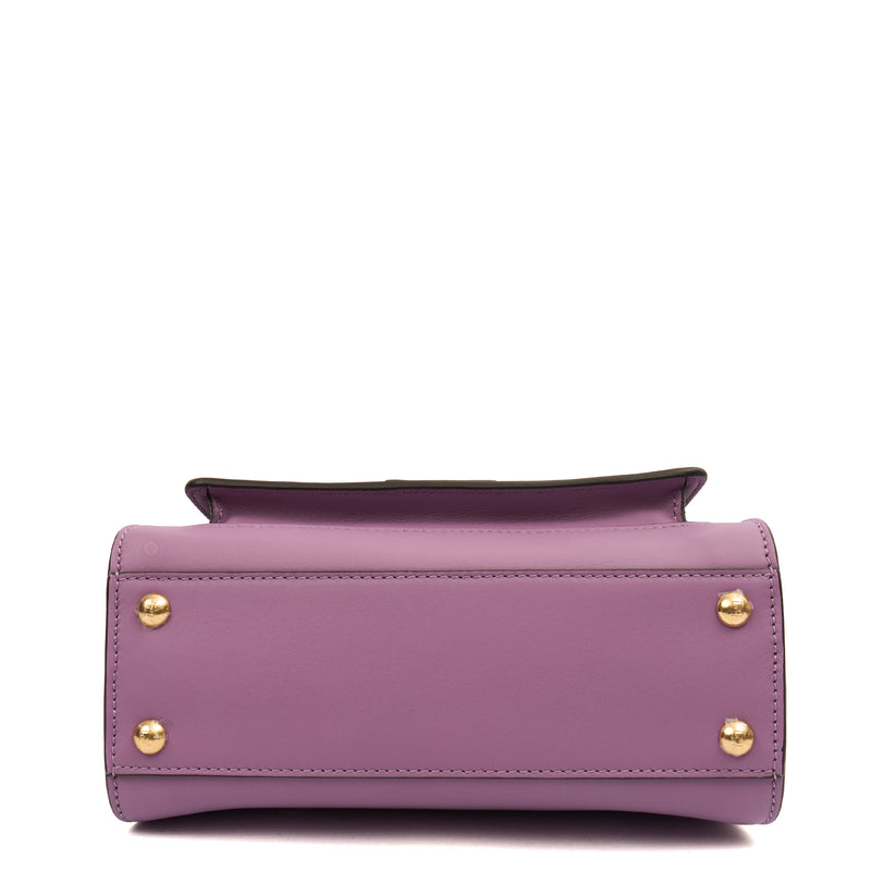 Picture of Fendi Cross Body Peekaboo Iseeu - Small in Purple, Leather