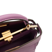 Picture of Fendi Cross Body Peekaboo Iseeu - Small in Purple, Leather