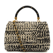 Picture of Chanel Top Handle Coco Top Handle in Black, Fabric