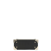 Picture of Aspinal of London Cross Body Trunk in Black, Leather