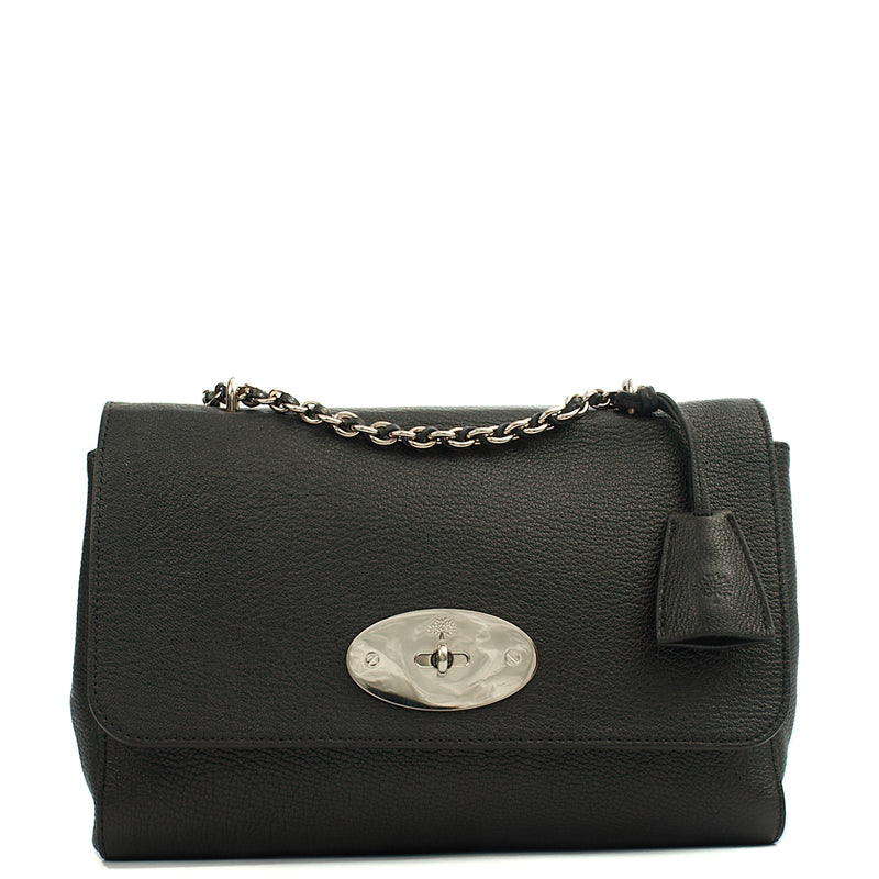 Picture of Mulberry Cross Body Lily - Large in Black, Leather