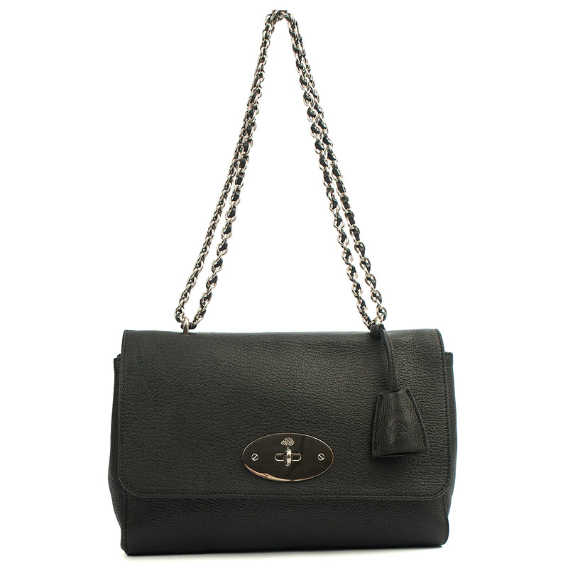 Picture of Mulberry Cross Body Lily - Large in Black, Leather