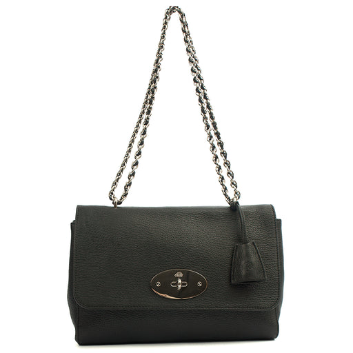 Picture of Mulberry Cross Body Lily - Large in Black, Leather