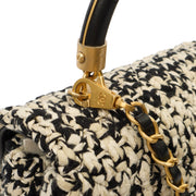 Picture of Chanel Top Handle Coco Top Handle in Black, Fabric