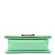 Picture of Chanel Shoulder Bag Boy - Small in Green, Calfskin Leather