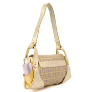 Picture of Fendi Shoulder Bag Zucchino Compilation Bag in Metallic, Fabric