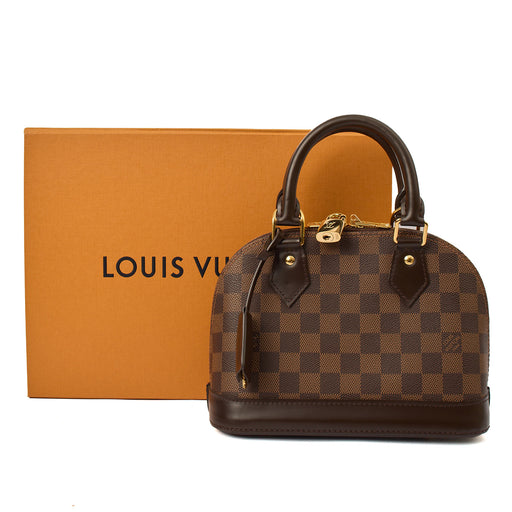 Picture of Louis Vuitton Top Handle Alma BB in Damier Geant, Canvas