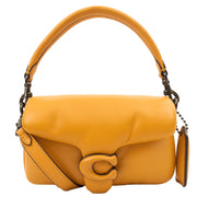 Picture of Coach Cross Body Pillow Tabby in Yellow, Leather