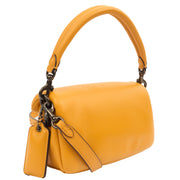 Picture of Coach Cross Body Pillow Tabby in Yellow, Leather