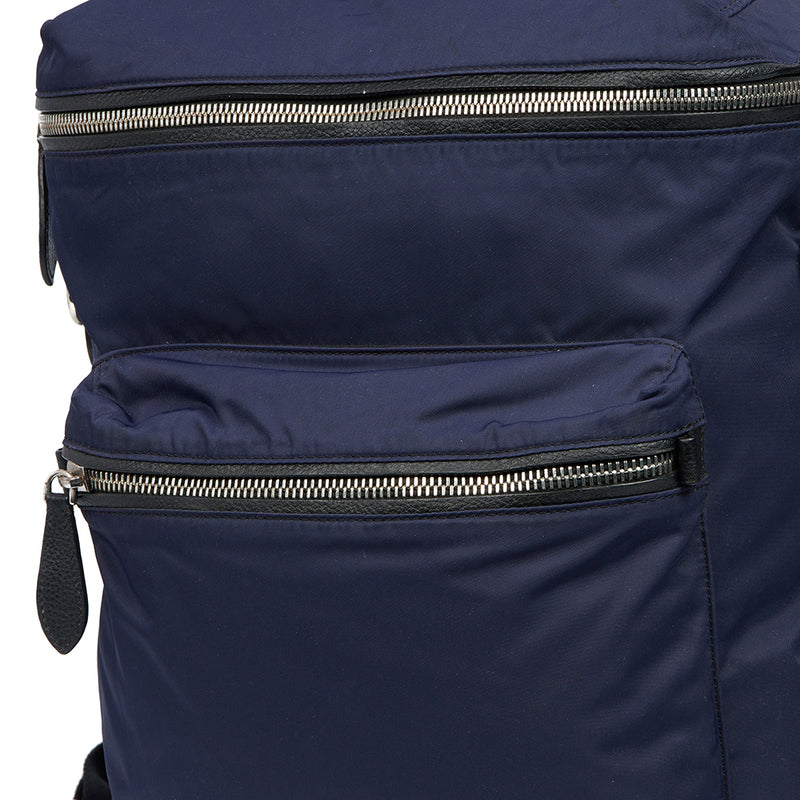 Picture of Burberry Backpack in Blue, Canvas