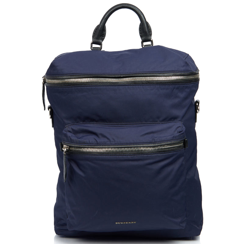 Picture of Burberry Backpack in Blue, Canvas