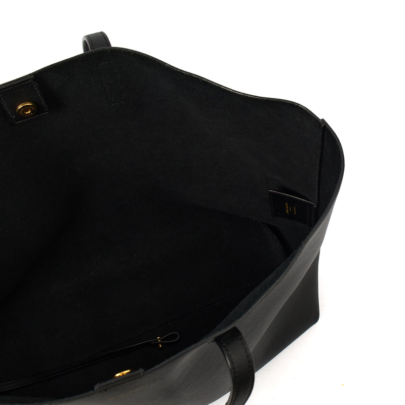 Picture of Saint Laurent Tote Shopping East West in Black, Leather