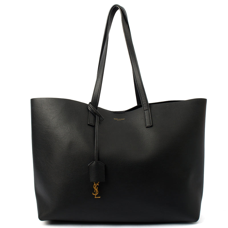 Picture of Saint Laurent Tote Shopping East West in Black, Leather