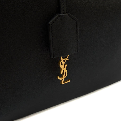 Picture of Saint Laurent Tote Shopping East West in Black, Leather