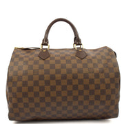 Picture of Louis Vuitton Tote Speedy 35 in Damier Ebene, Canvas