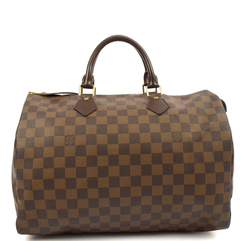Picture of Louis Vuitton Tote Speedy 35 in Damier Ebene, Canvas